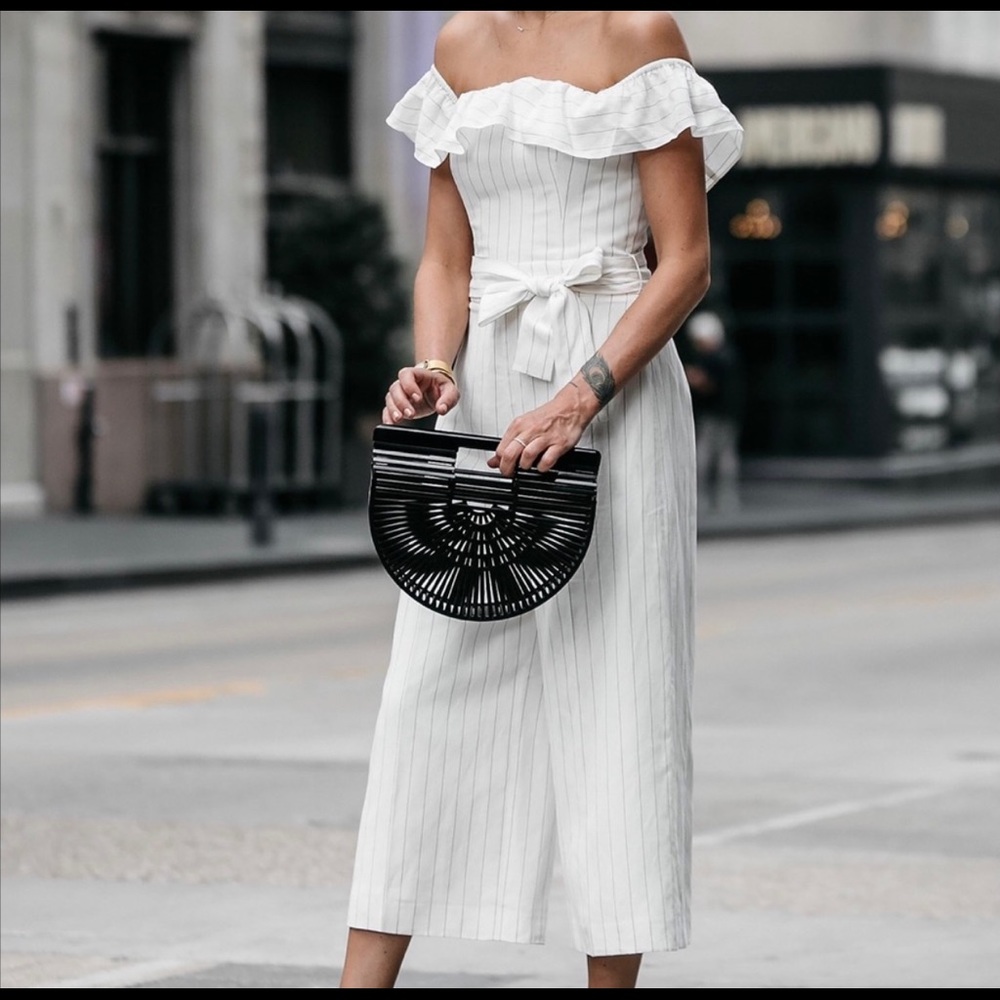 Club Monaco Naveah pinstripe jumpsuit 6